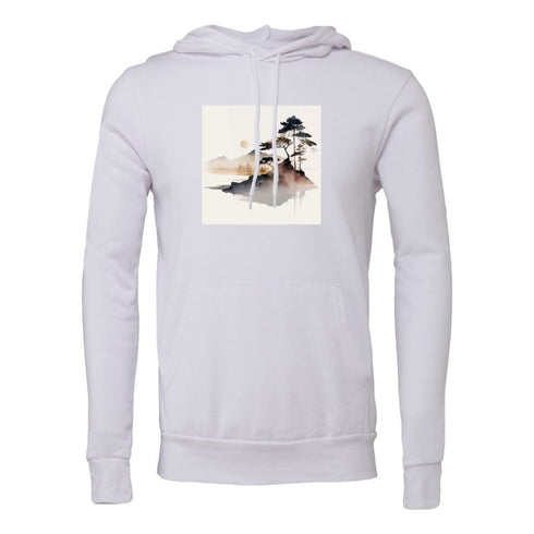 Landscape painting Bella canvas hoodie 3719