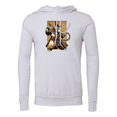 Kung Fu Samurai Cat Bella canvas hoodie 3719