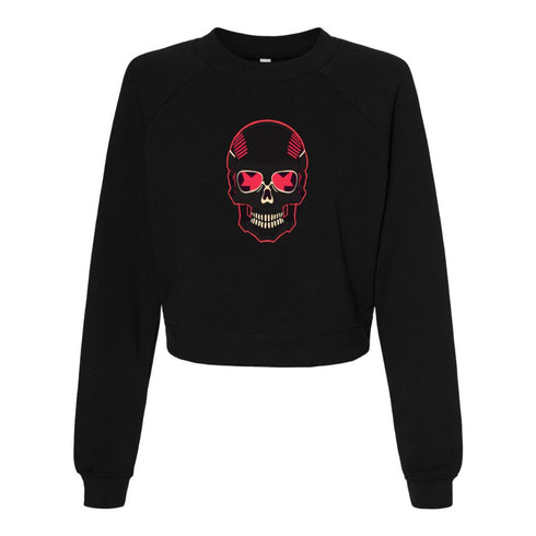 Punk skull Bella canvas hoodie 7505