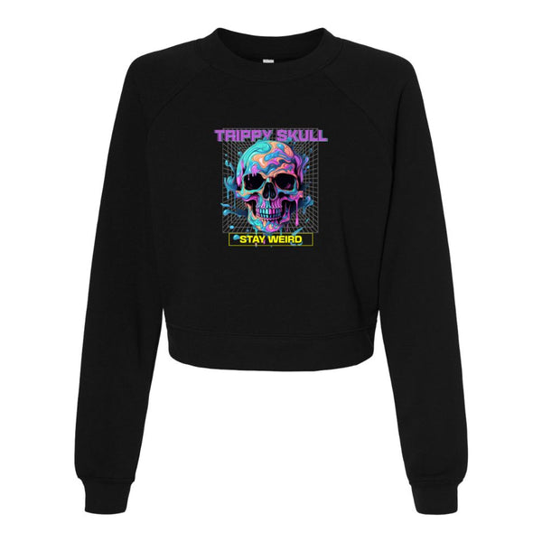 Trippy Skull Bella canvas hoodie 7505