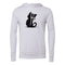 Cartoon Black Cat Bella canvas hoodie 3719