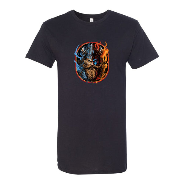 BELLA CANVAS MEN'S LONG BODY URBAN TEE 3006 Viking head