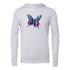 Colorful butterflies Bella canvas hoodie 3719