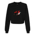 BELLA CANVAS WOMEN'S CROPPED FLEECE PULLOVER 7505