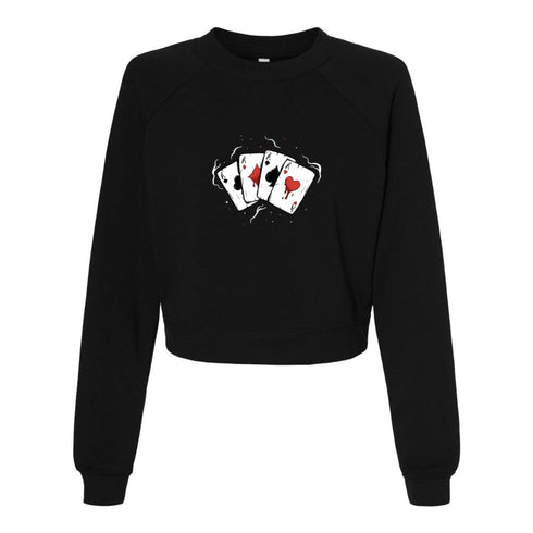 Playing card Bella canvas hoodie 7505