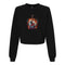 Flaming guitar Bella canvas hoodie 7505