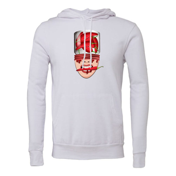 Cartoon chili peppers abstract painting Bella canvas hoodie 3719