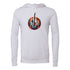 Flaming guitar Bella canvas hoodie 3719