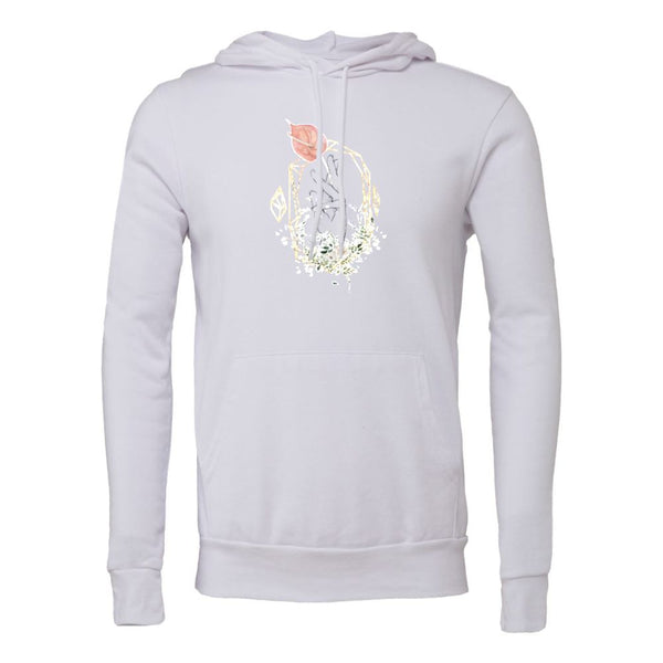 Flowers in the hand Bella canvas hoodie 3719