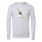 Black gold plaster head Bella canvas hoodie 3719