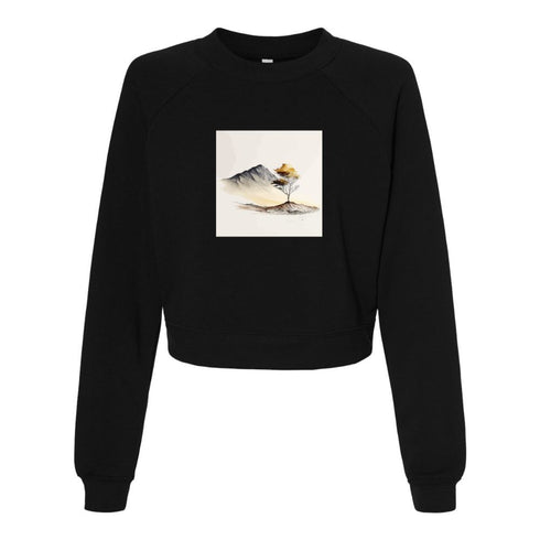 Watercolor Landscape Bella canvas hoodie 7505