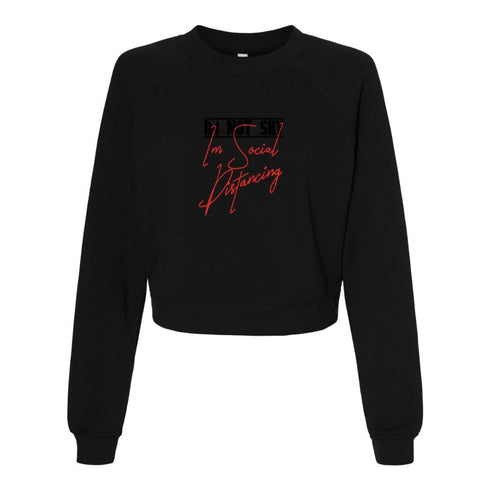 BELLA CANVAS WOMEN'S CROPPED FLEECE PULLOVER 7505