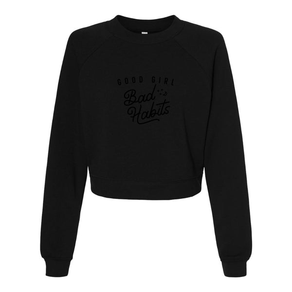 BELLA CANVAS WOMEN'S CROPPED FLEECE PULLOVER 7505