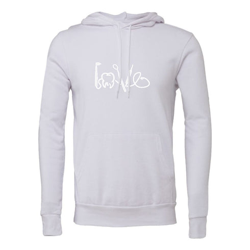 LOVE Bella canvas hoodie 3719