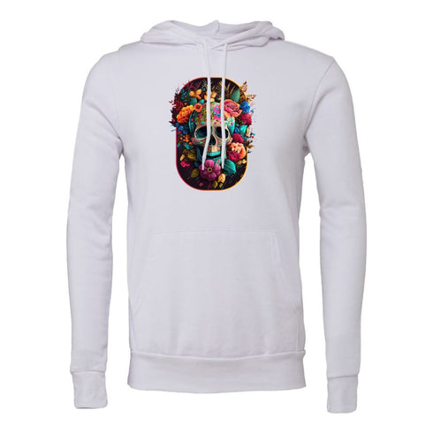 Skeleton Love and Flowers . Days Gone By Bella canvas hoodie 3719