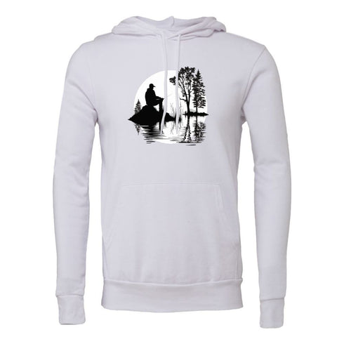 Fish Silhouette Bella canvas hoodie 3719