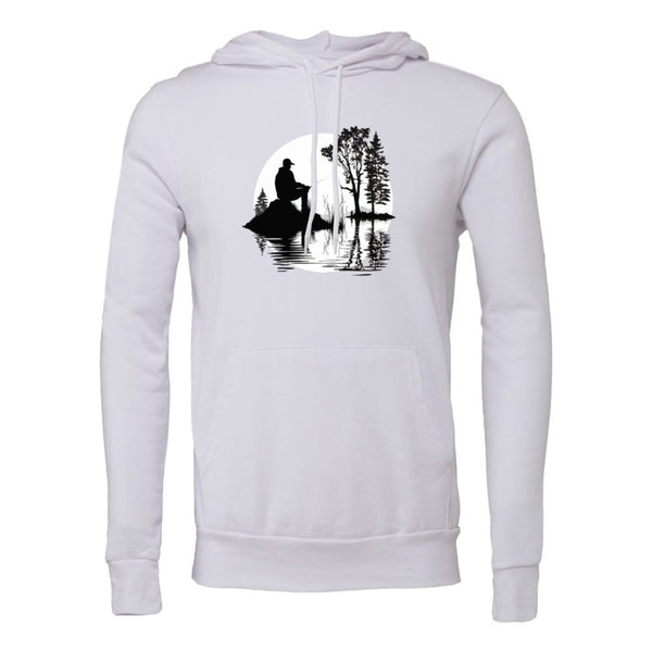 Fish Silhouette Bella canvas hoodie 3719