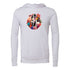 Colorful Flower Samurai Head Bella canvas hoodie 3719